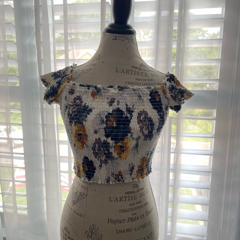 Abercrombie & Fitch Floral Crop Top, Size S